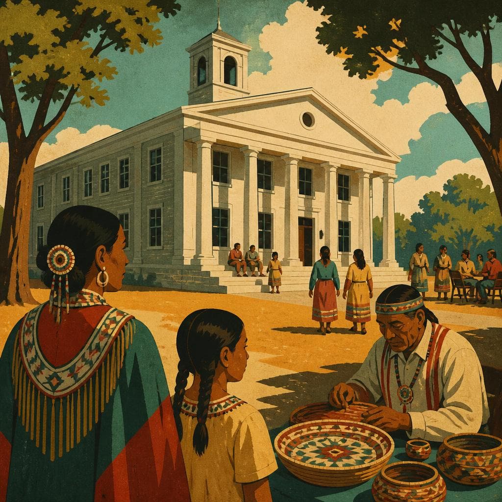 Cover art for Where the Choctaw Capitol Kept Speaking