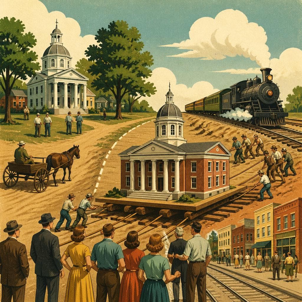 Cover art for When the Railroad Pulled a County Seat