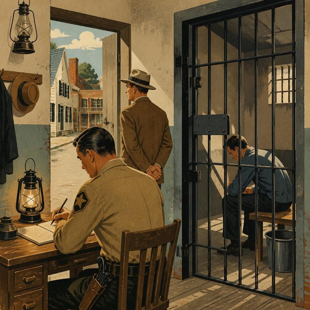 Cover art for Behind the Door at the Old Jail