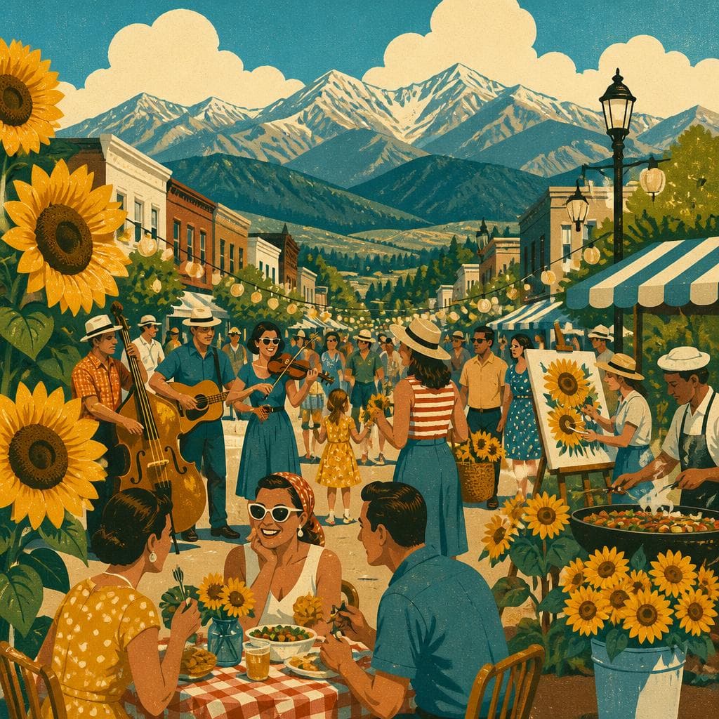 Cover art for When Sunflowers Bring Mountainair Downtown