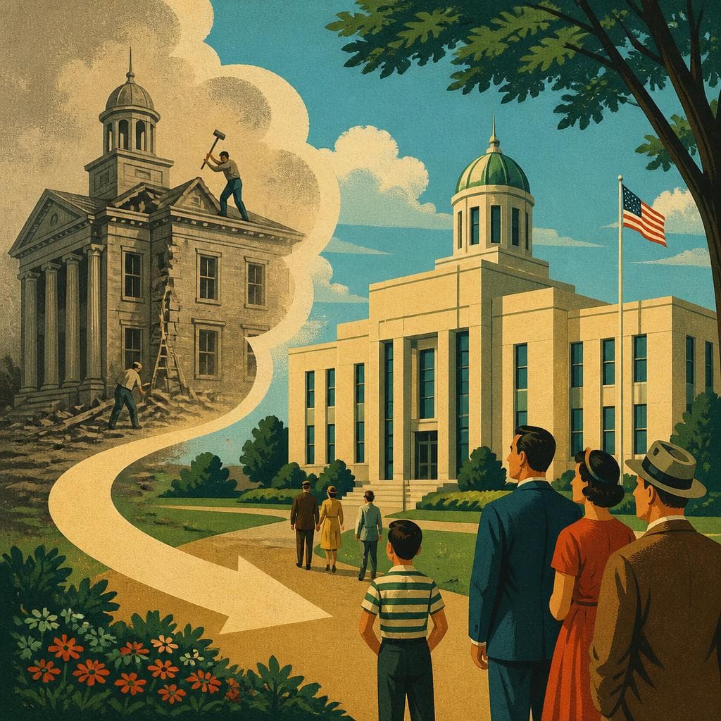 Cover art for Where the Courthouse Stood
