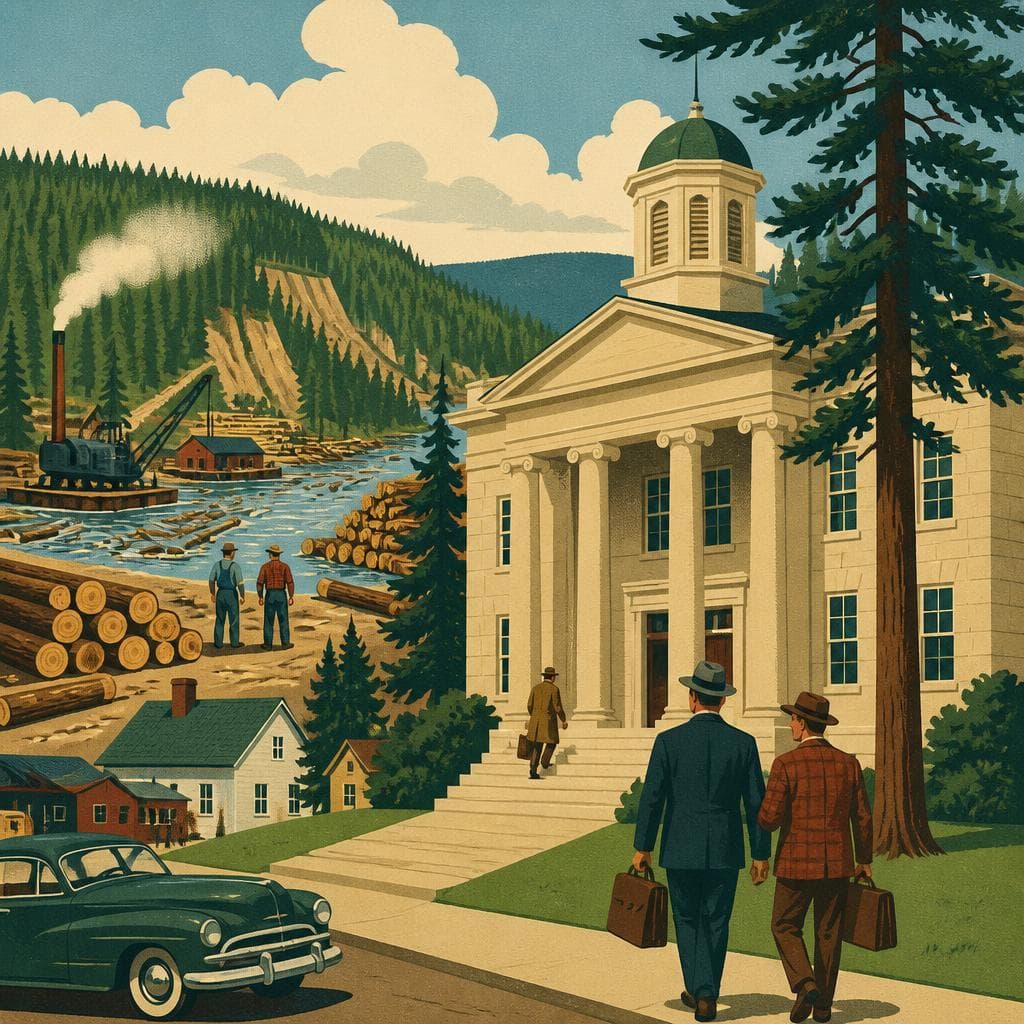 Cover art for Where the Pine Frontier Came to Court