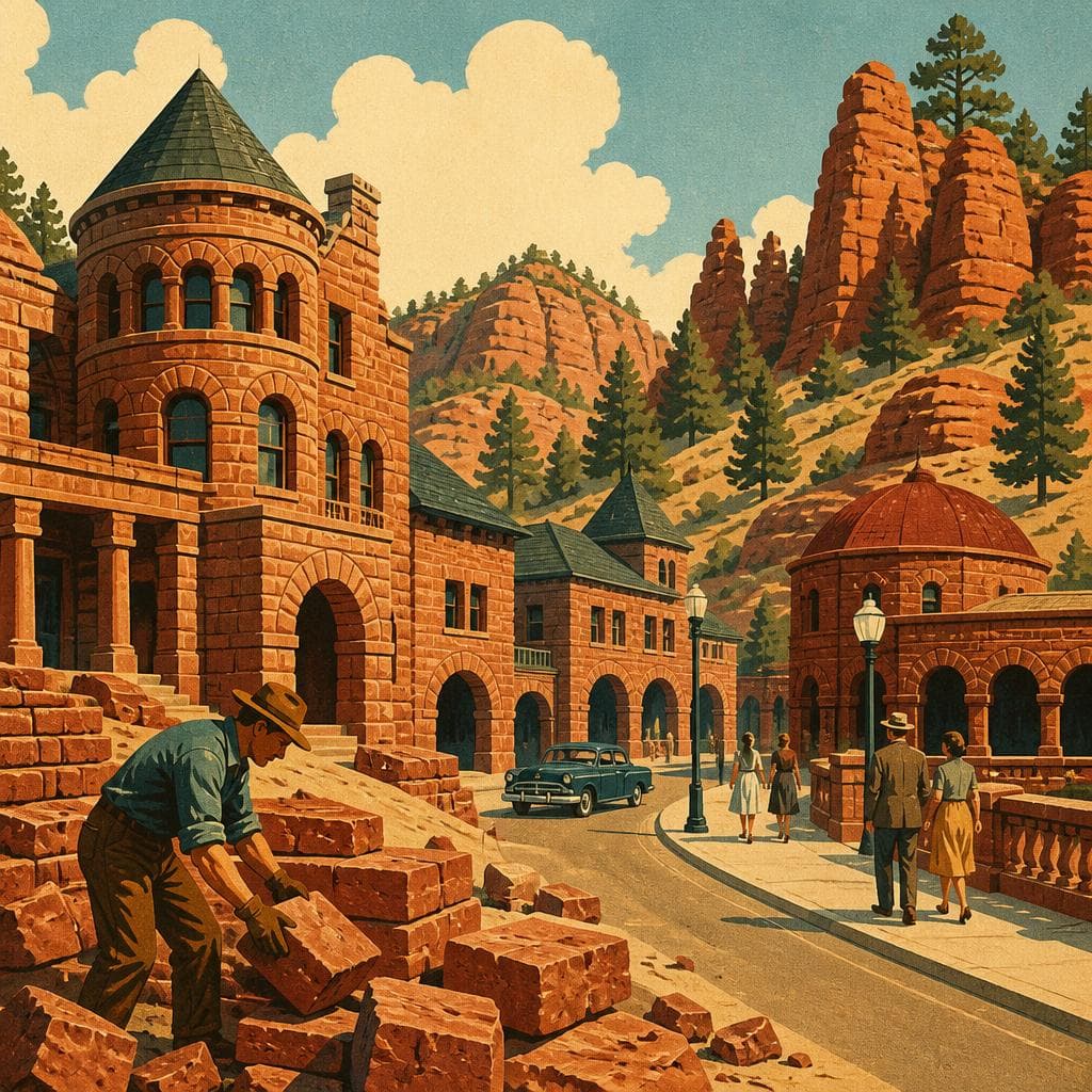 Cover art for When Hot Springs Built in Red Stone
