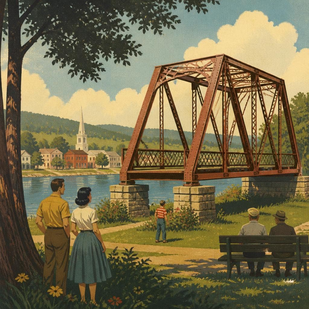 Cover art for The Bridge That Stayed Behind