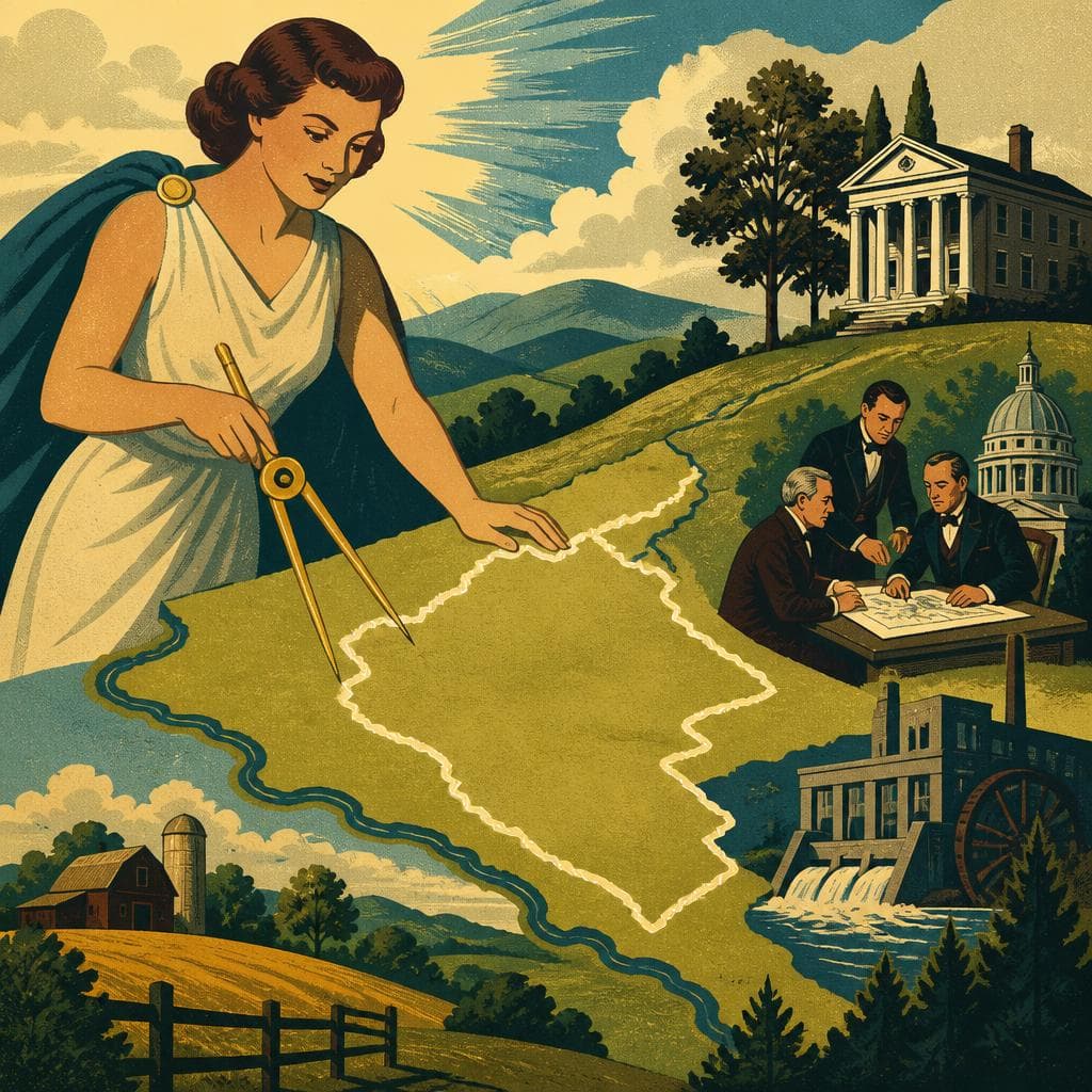 Cover art for When Virginia Drew Louisa County Into Being