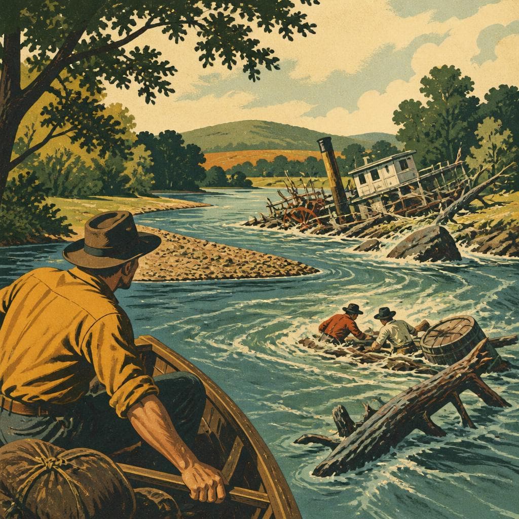 Cover art for A River Named for Trouble