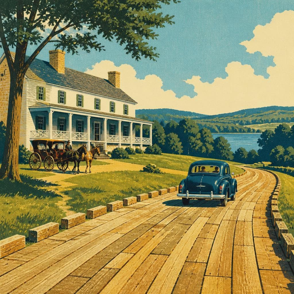 Cover art for When Wisconsin Tried Roads of Wood