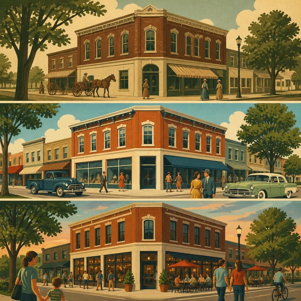 Cover art for One Building, Three Lives on Main Street