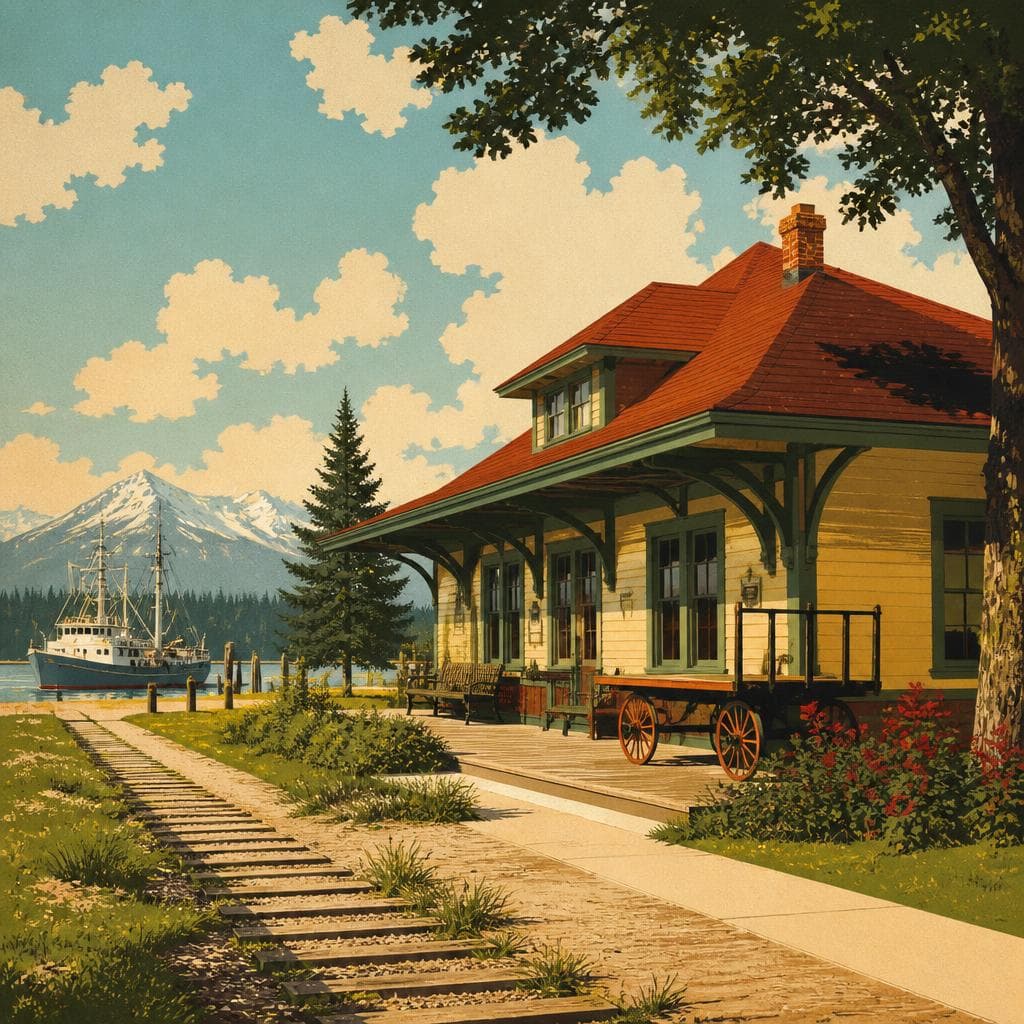 Cover art for When the Tracks Vanished, the Depot Stayed