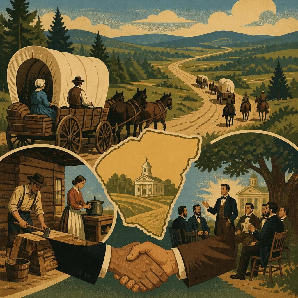 Cover art for When a Long Wagon Ride Became a County