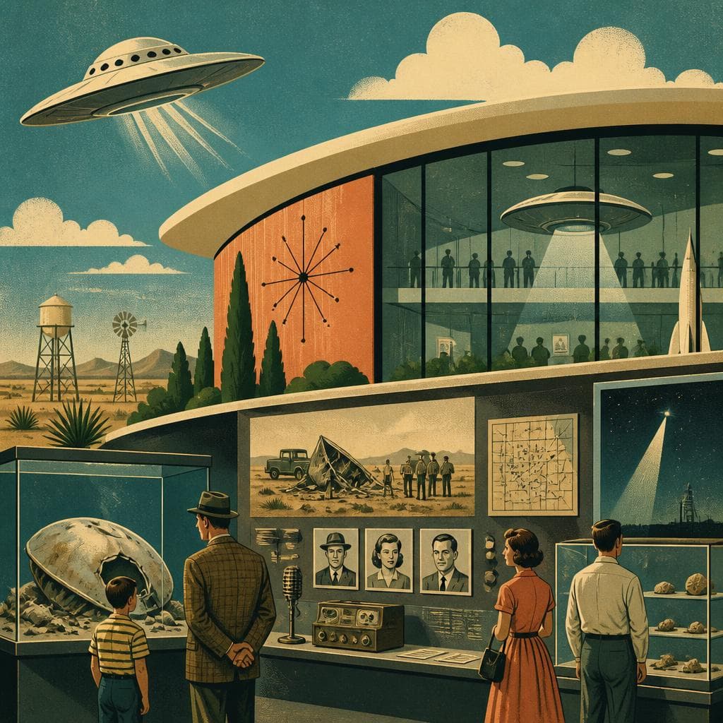 Cover art for Roswell’s Museum of Memory, Not Just Martians
