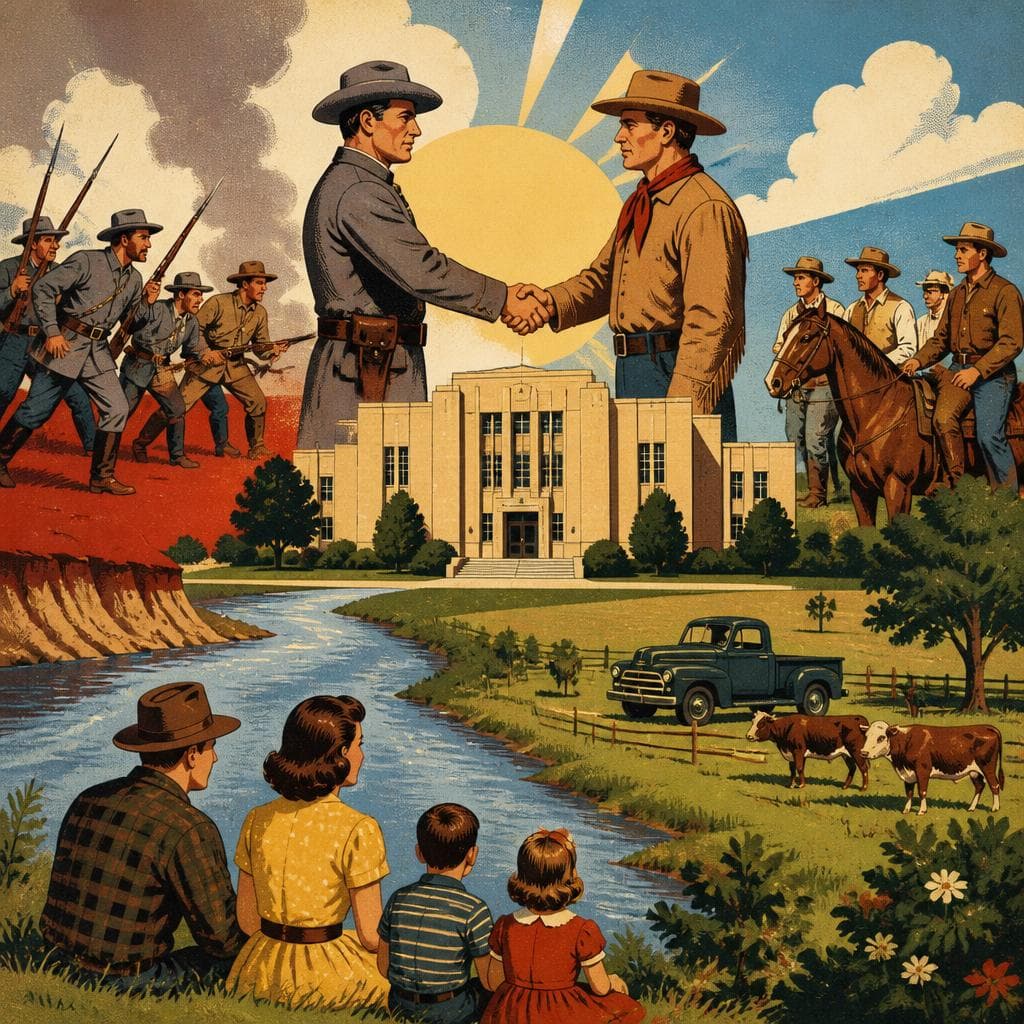 Cover art for When a Border Fight Became Harmon County