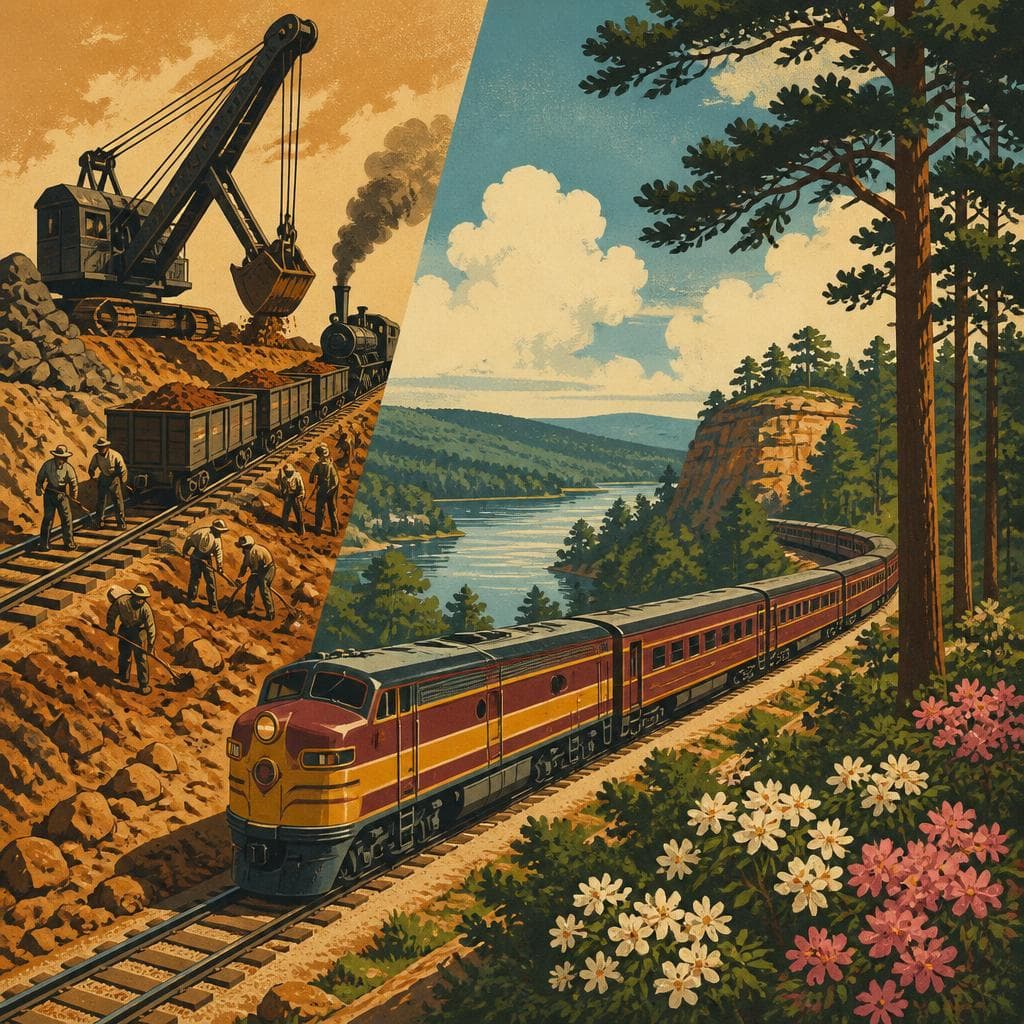 Cover art for The Railroad Built for Iron, Remembered for Beauty