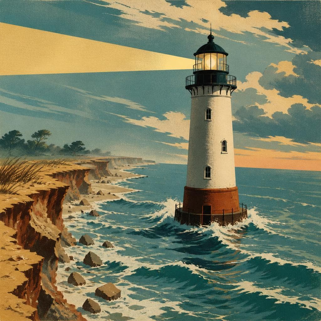 Cover art for When the Shore Left the Lighthouse