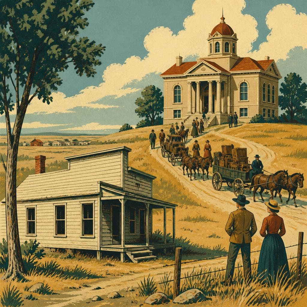 Cover art for When the County Seat Moved On