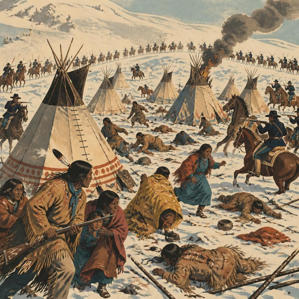 Cover art for At Wounded Knee, a Camp Became a Killing Ground