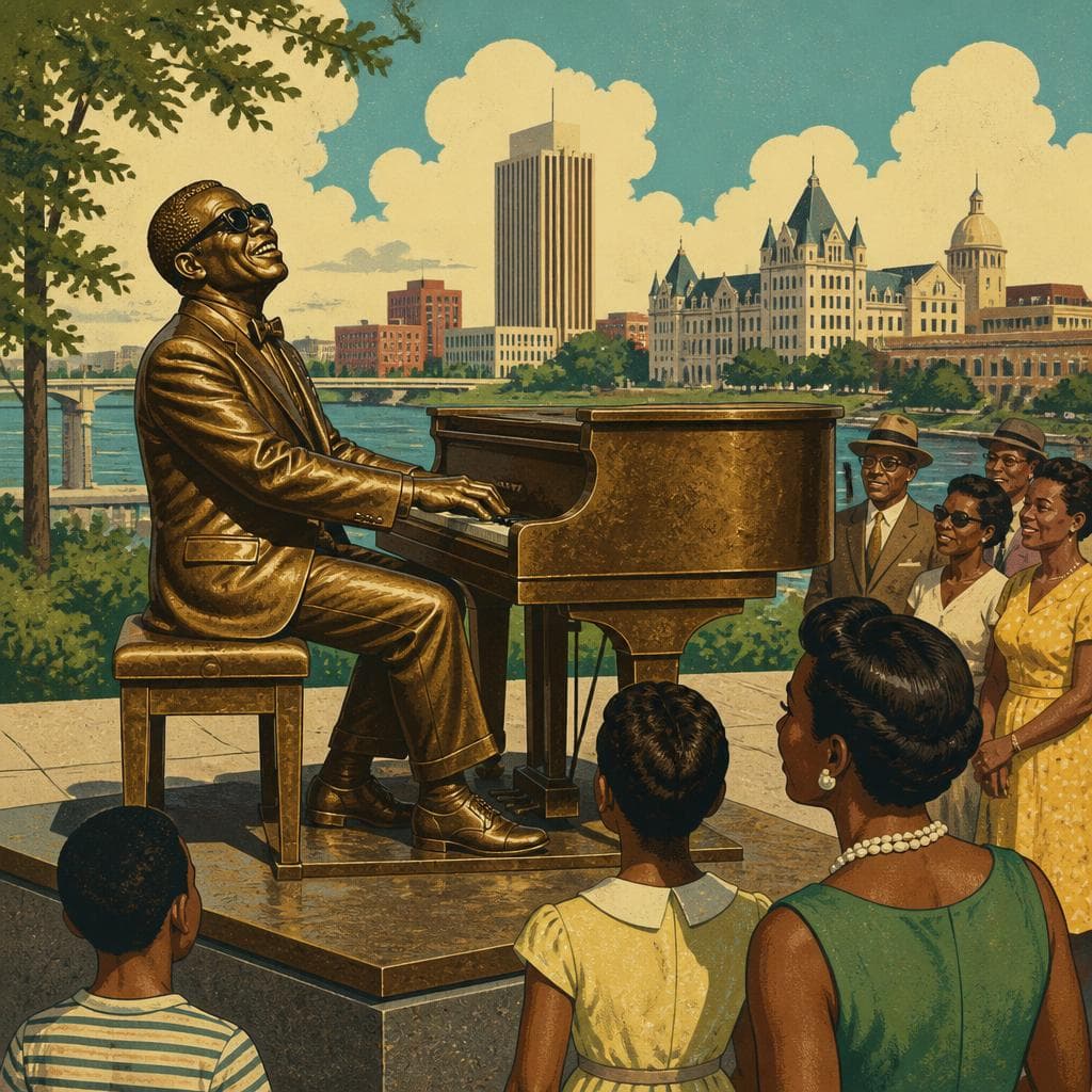Cover art for A Front-Row Seat for Ray Charles