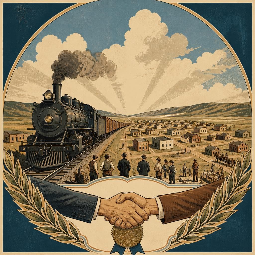 Cover art for Williston’s Railroad Birth Certificate