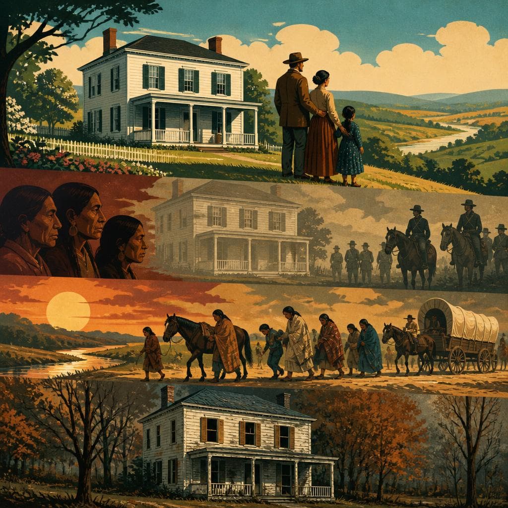 Cover art for A House That Stayed as a Nation Was Forced West