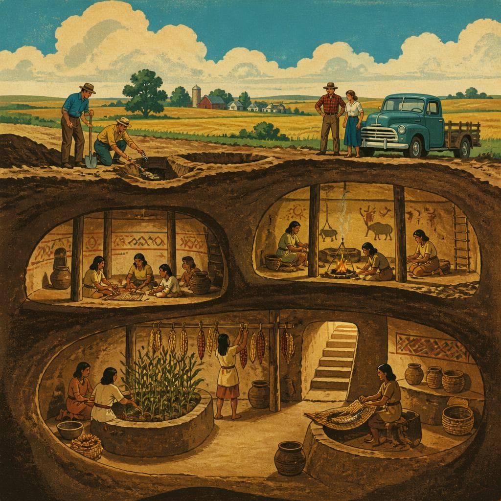 Cover art for Before Iowa, a Village Beneath the Ground