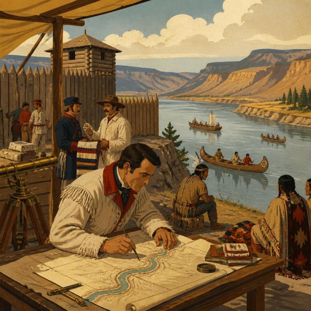 Cover art for Where Thompson Took the Measure of a River World