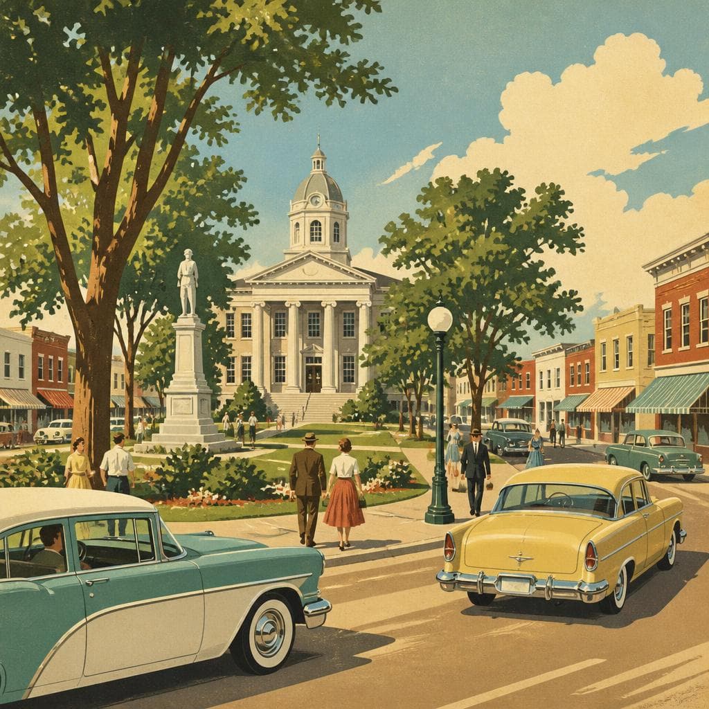 Cover art for Where Franklin Turns: The Courthouse Square