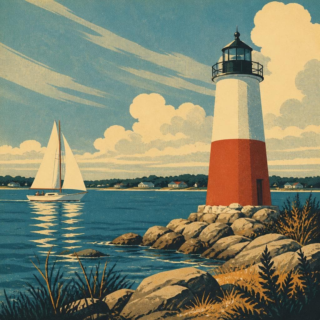 Cover art for The Light at Warwick Neck