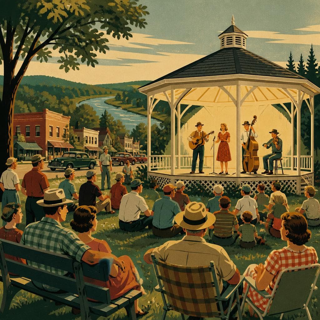 Cover art for Where the County Gathers to Hear a Song