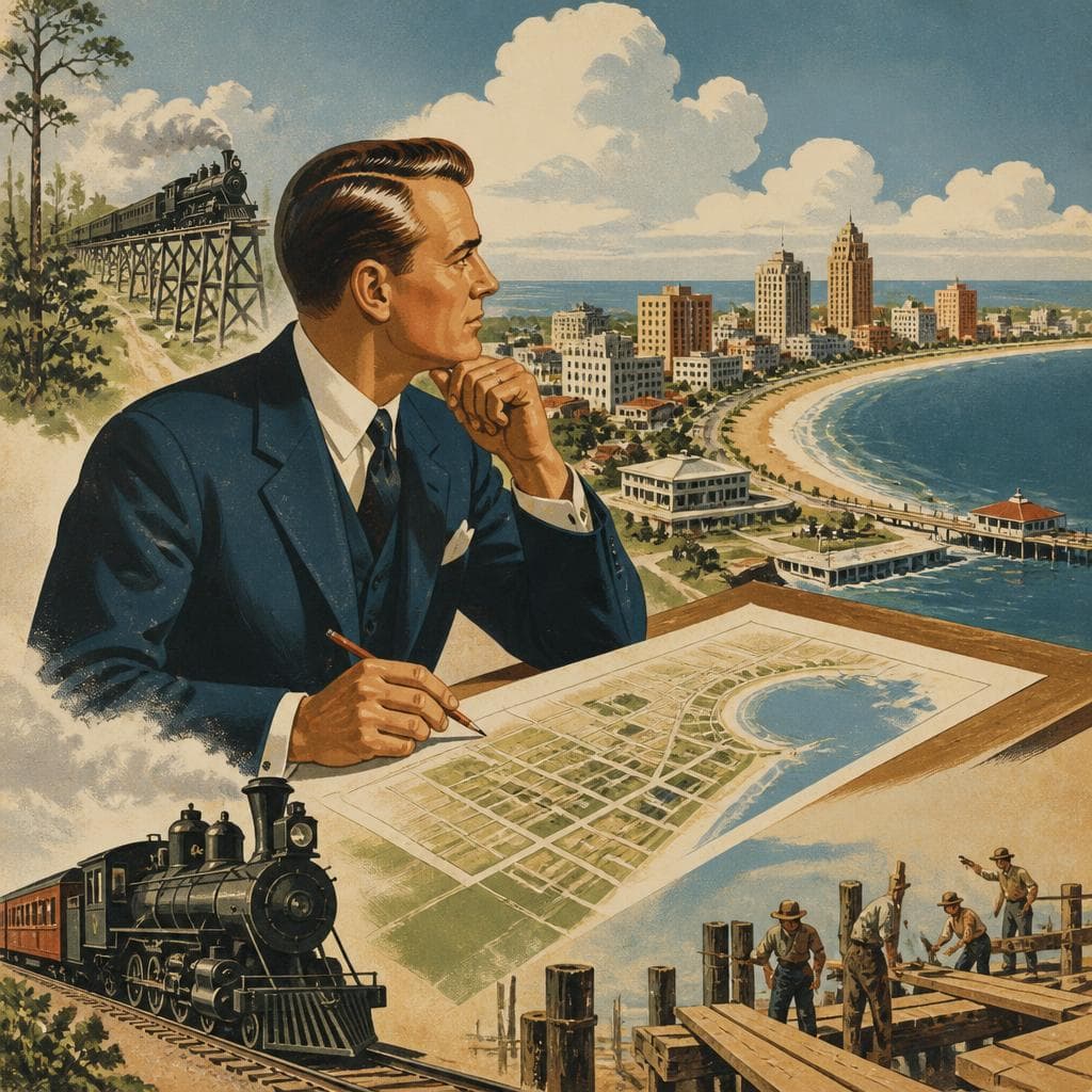 Cover art for The Man Who Drew a Coastline City