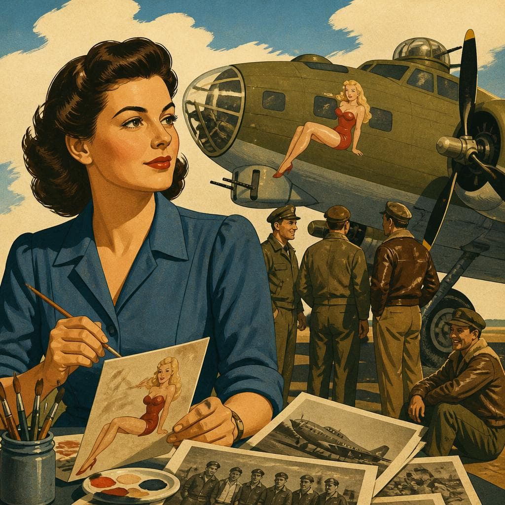 Cover art for The Woman Behind Memphis Belle