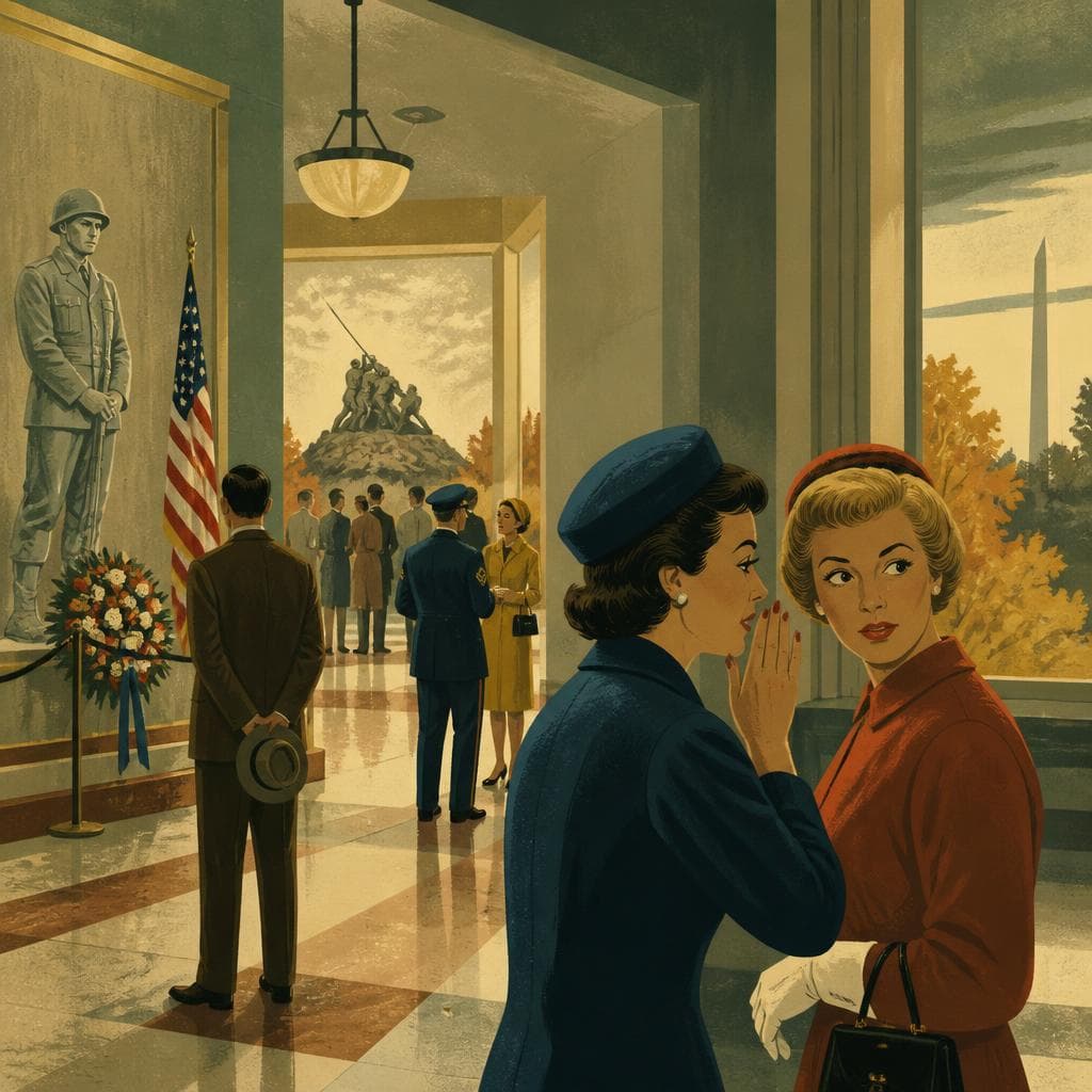 Cover art for Whispers in Lafayette’s Veterans Hall