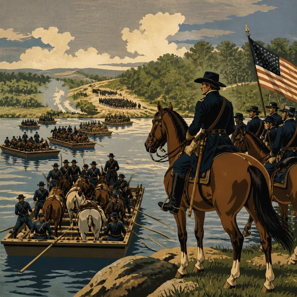 Cover art for Where Morgan Crossed the Ohio