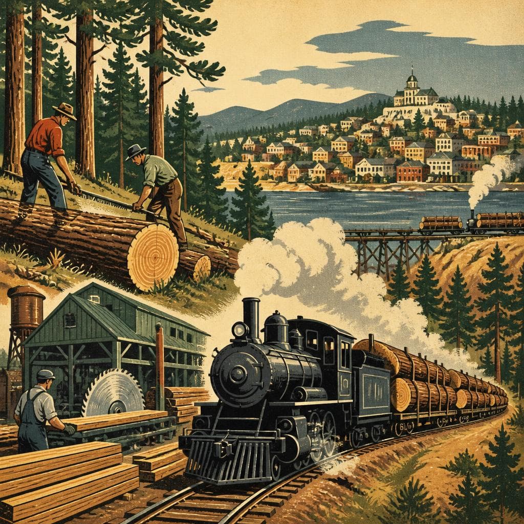 Cover art for Where Pine and Rail Built Prescott