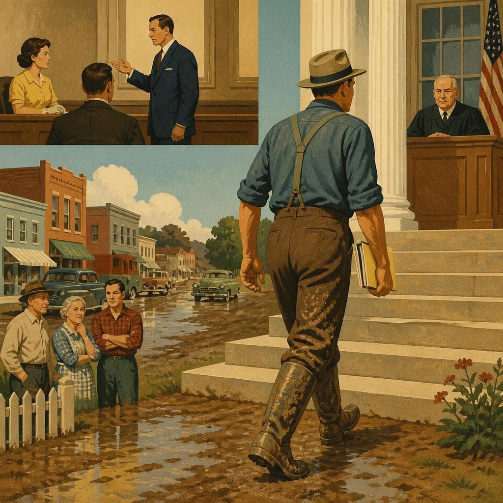Cover art for Where Justice Wore Muddy Boots