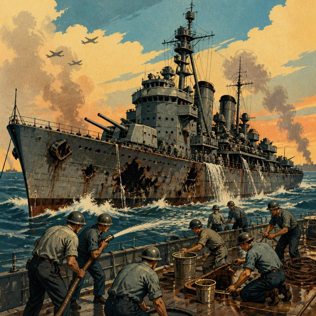Cover art for The Cruiser That Refused to Sink