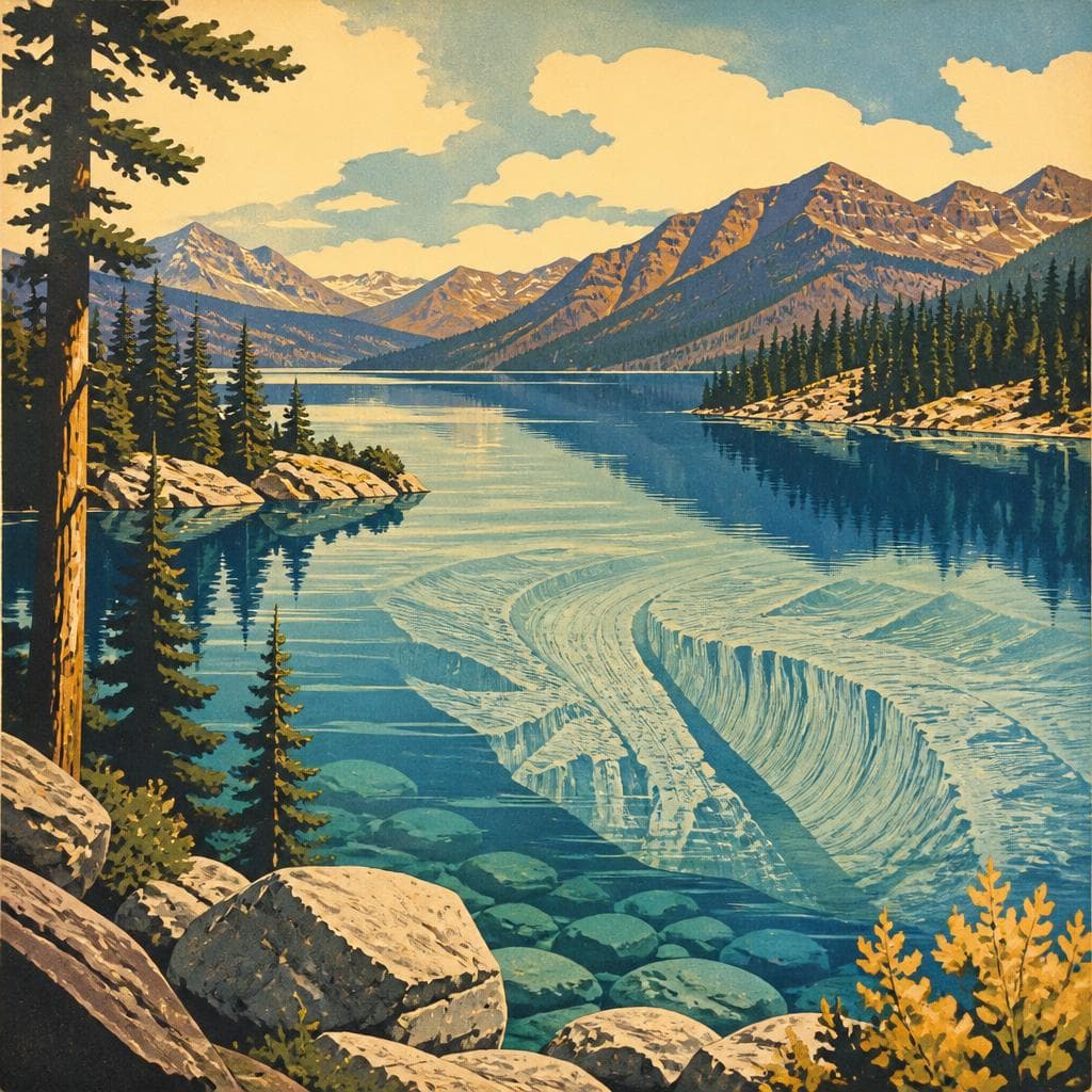 Cover art for The Lake That Remembers the Ice