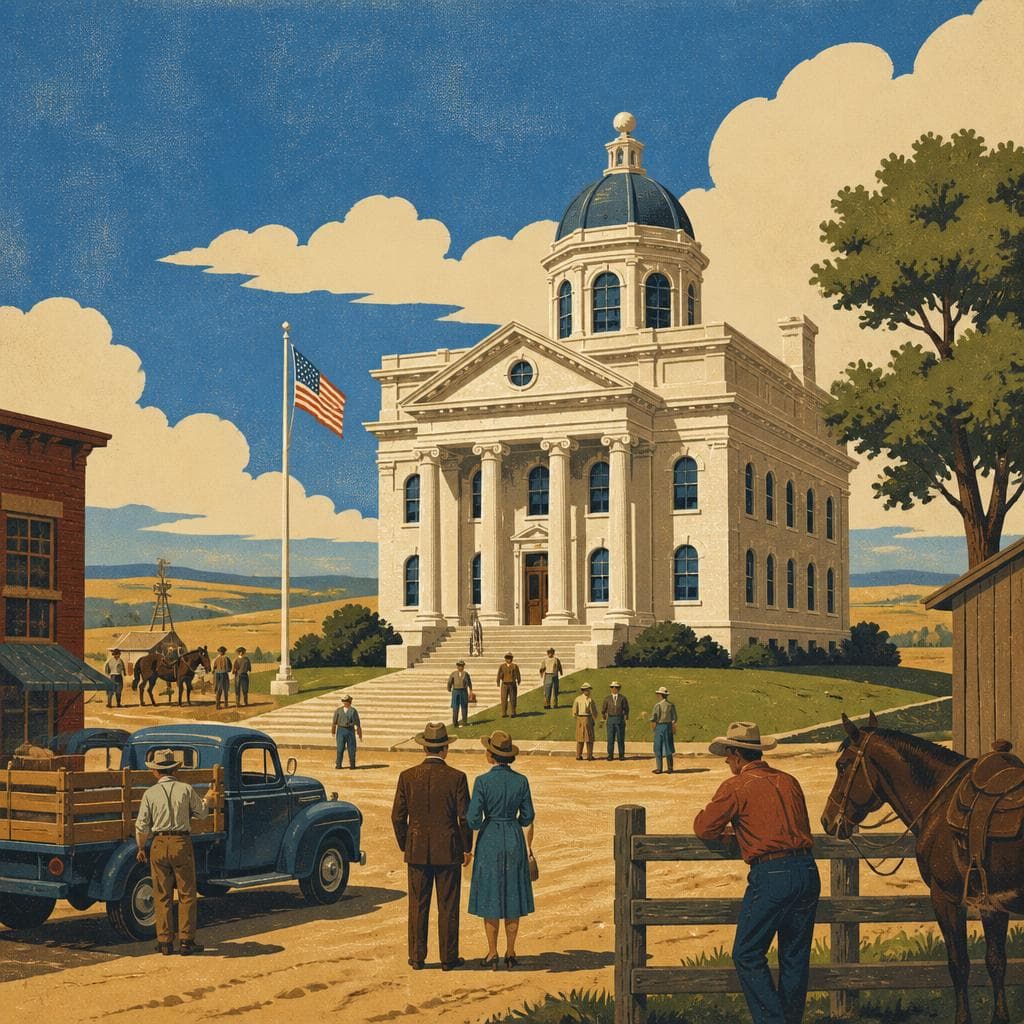 Cover art for How a Courthouse Settled Stanton County