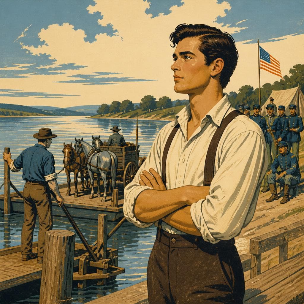 Cover art for Before the Beard, a Captain at Dixon's Ferry