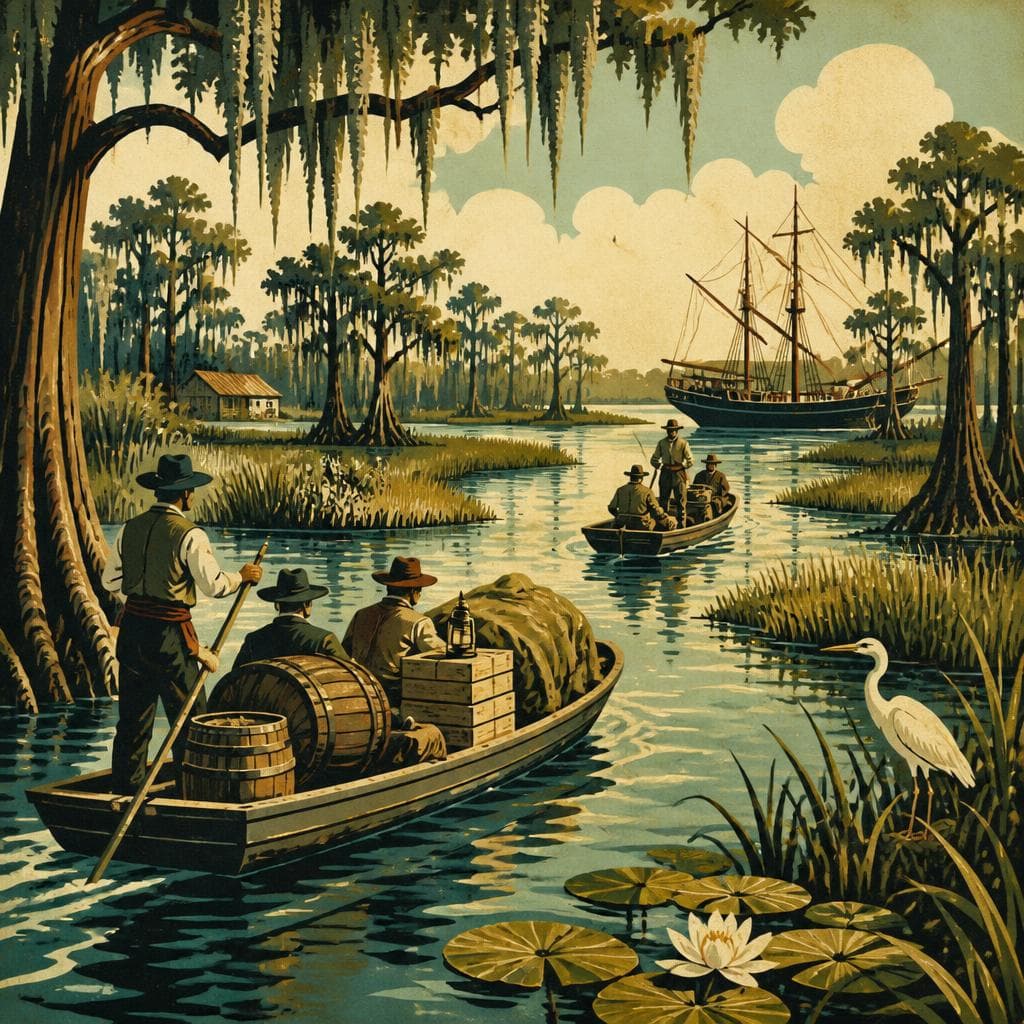 Cover art for The Water Roads of Barataria