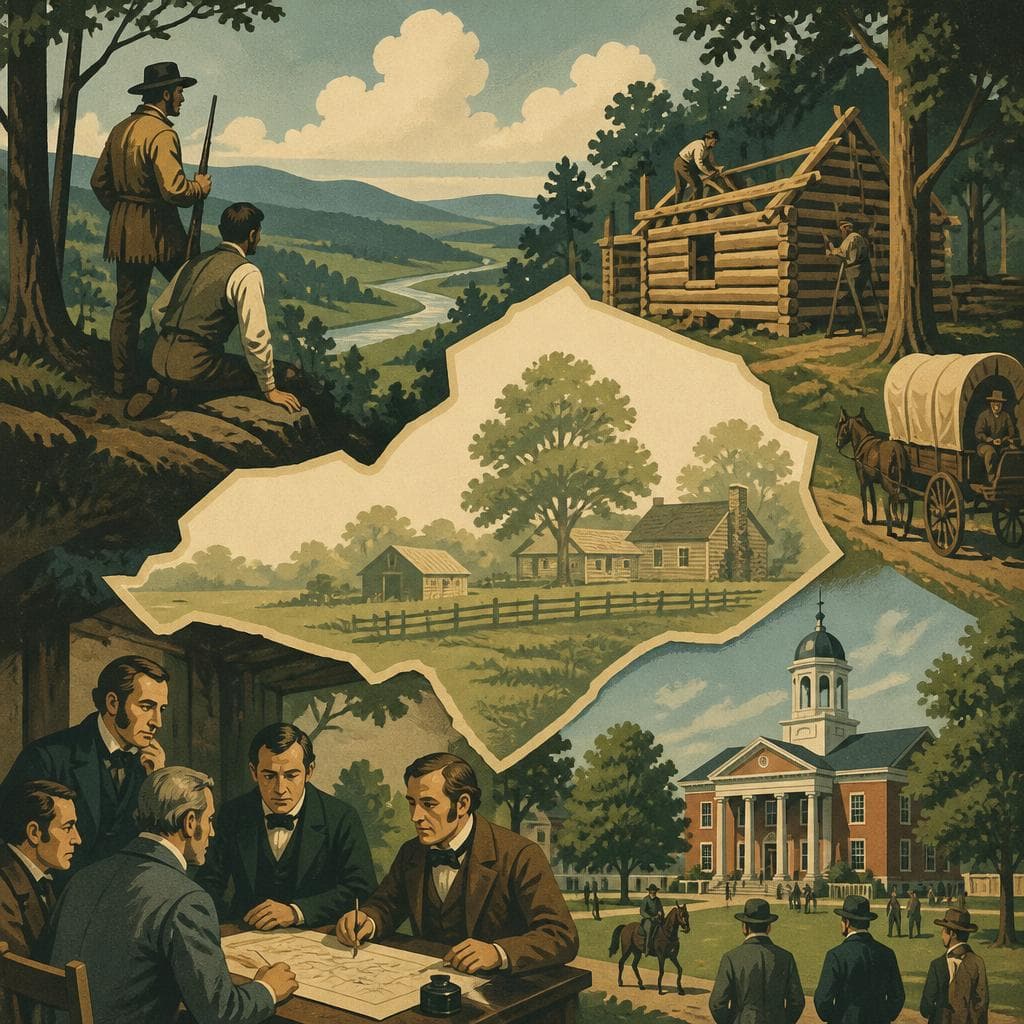 Cover art for Before the Square: How Grayson County Began