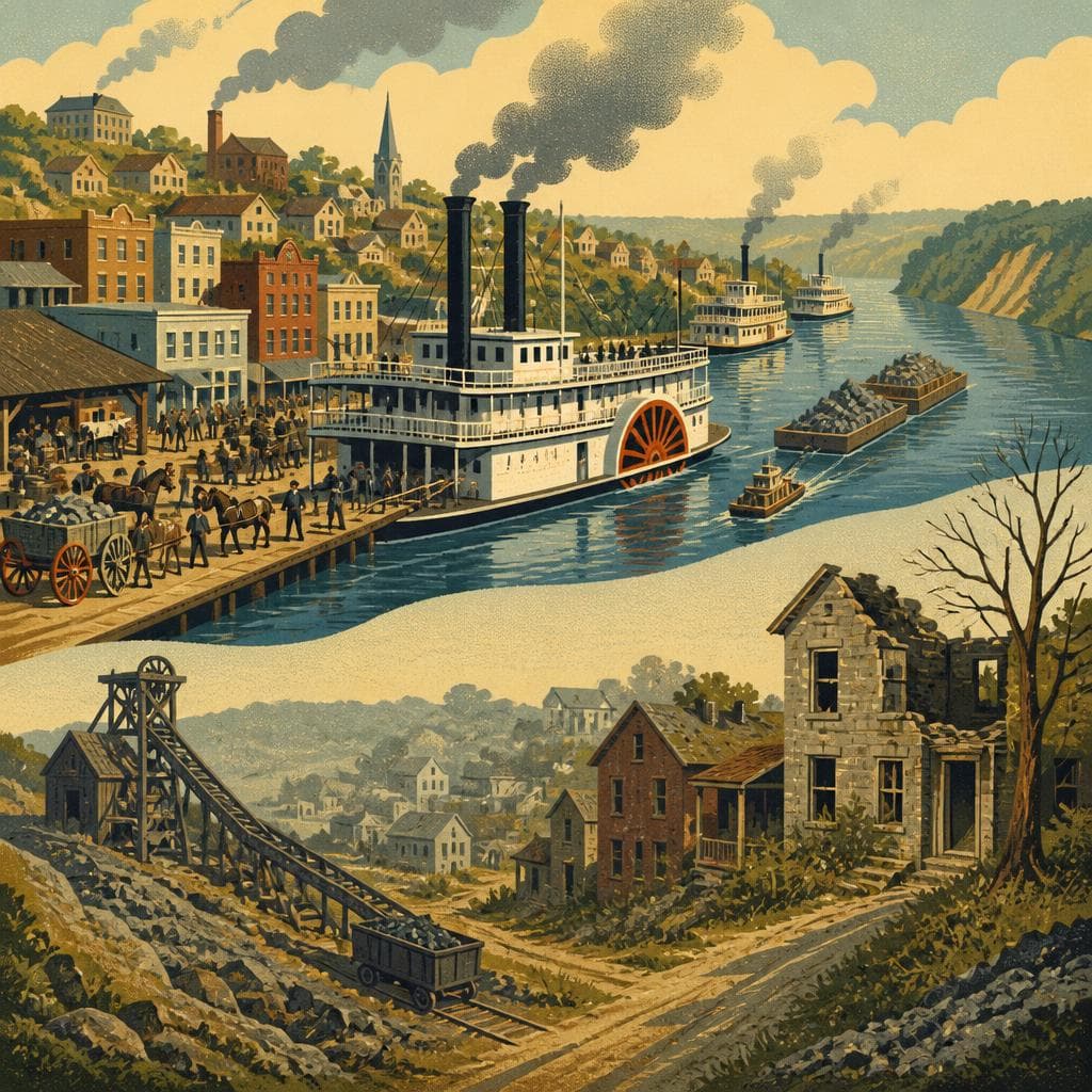 Cover art for When the River Made Galena