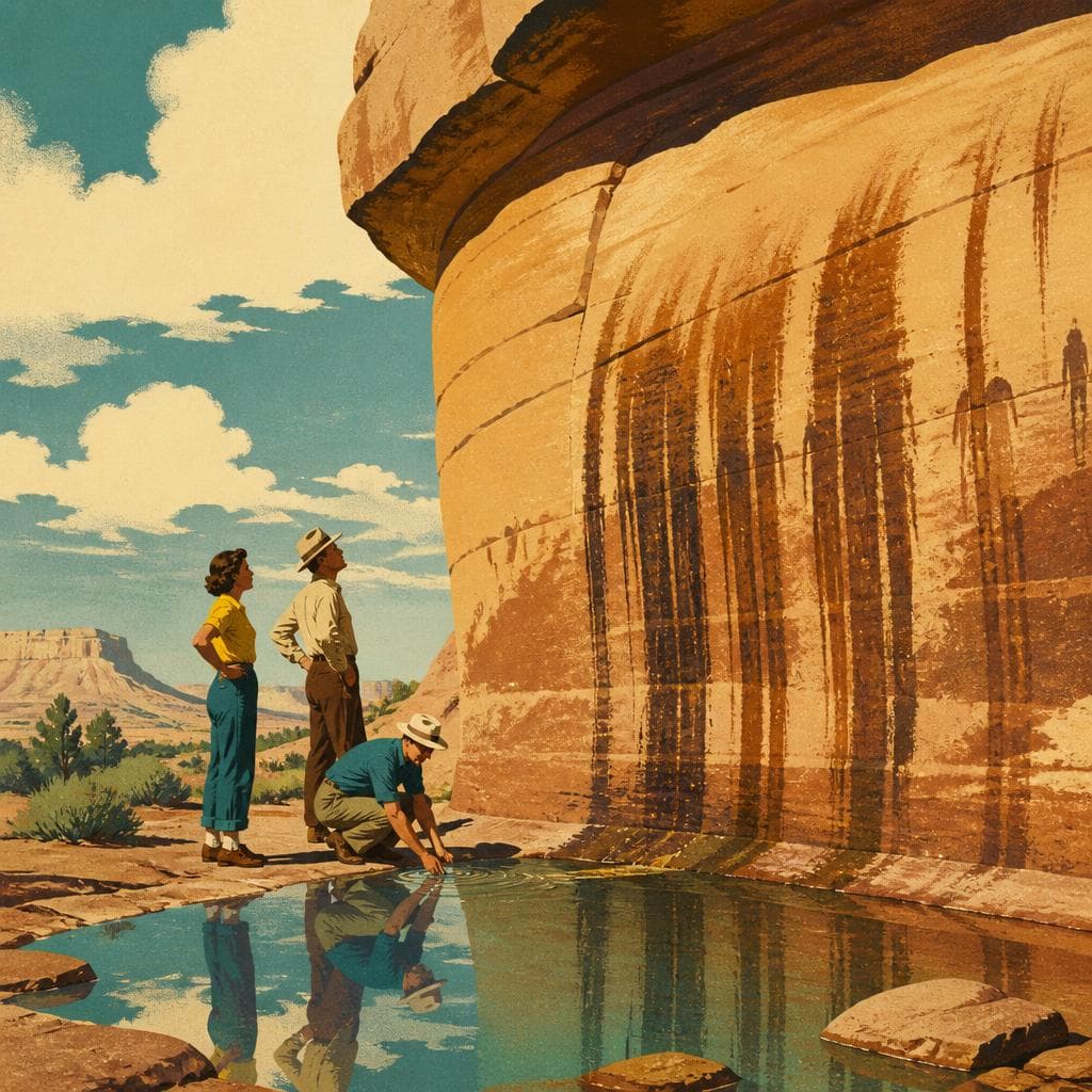 Cover art for Where the Desert Kept a Guestbook