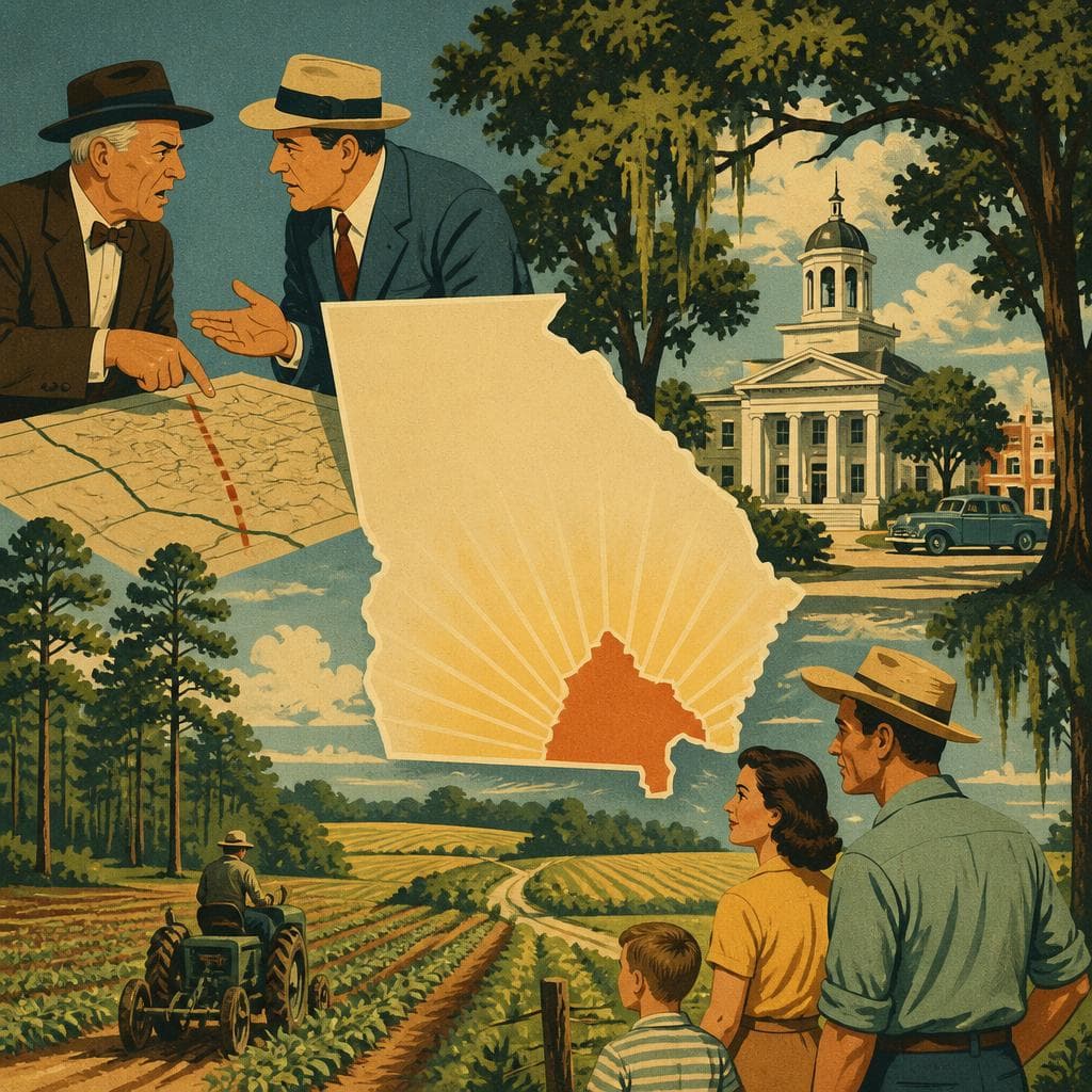 Cover art for When Georgia Drew Atkinson County