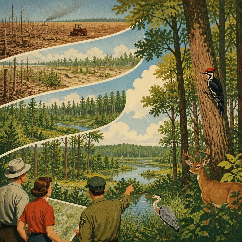 Cover art for How a Cutover Landscape Learned to Live Again