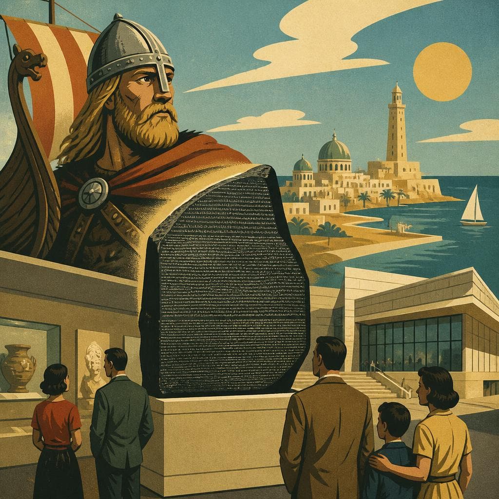 Cover art for A Stone, a Viking, and Alexandria’s Story