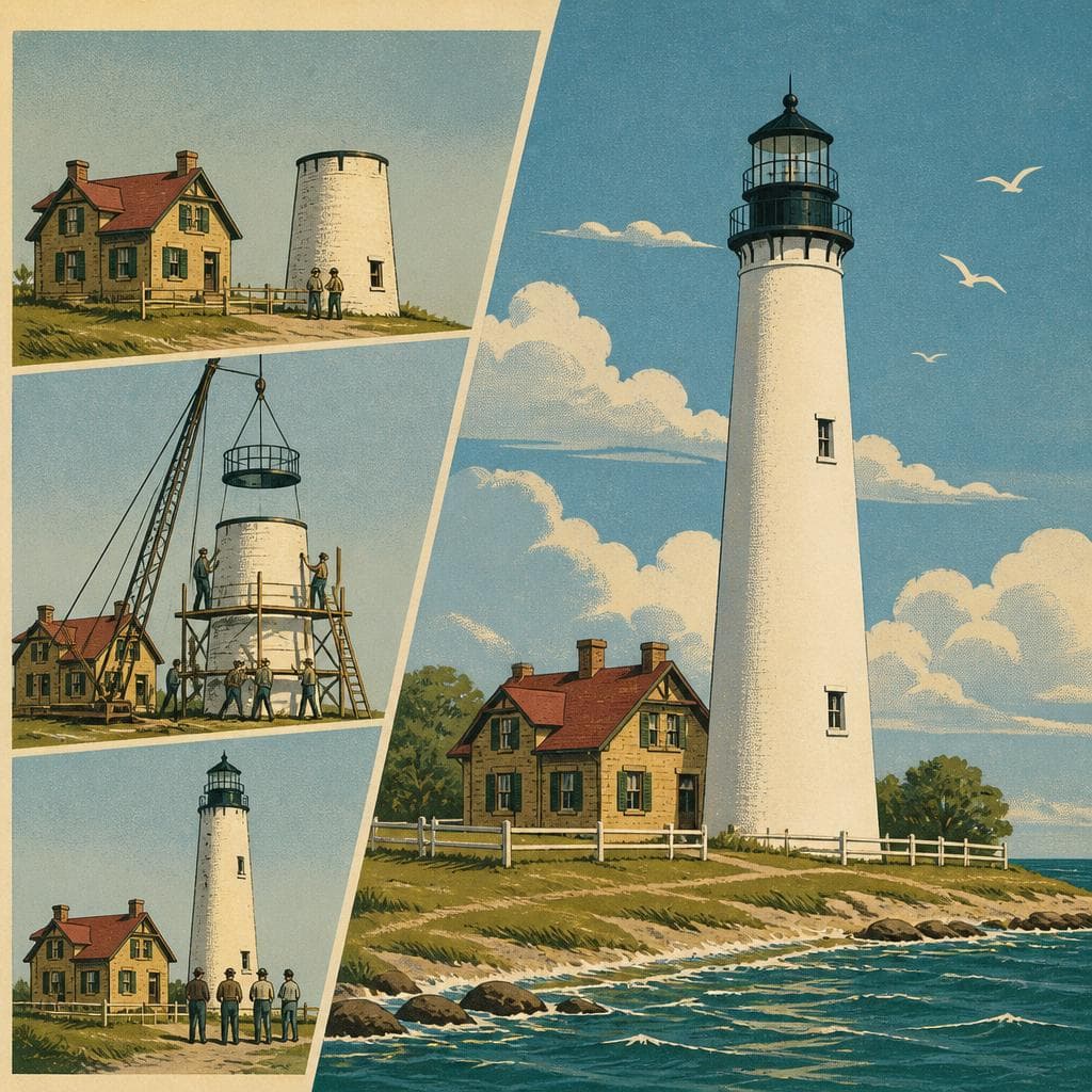 Cover art for When Michigan’s Oldest Lighthouse Grew Taller