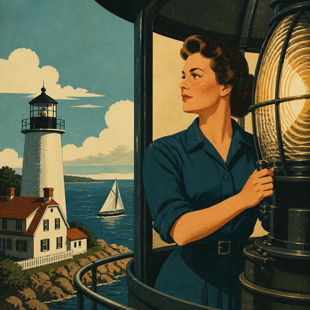 Cover art for Rachel Wolcott Kept the Light