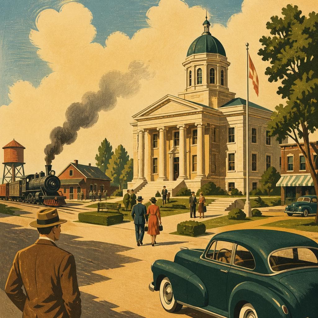 Cover art for When Marshall Became a County Seat