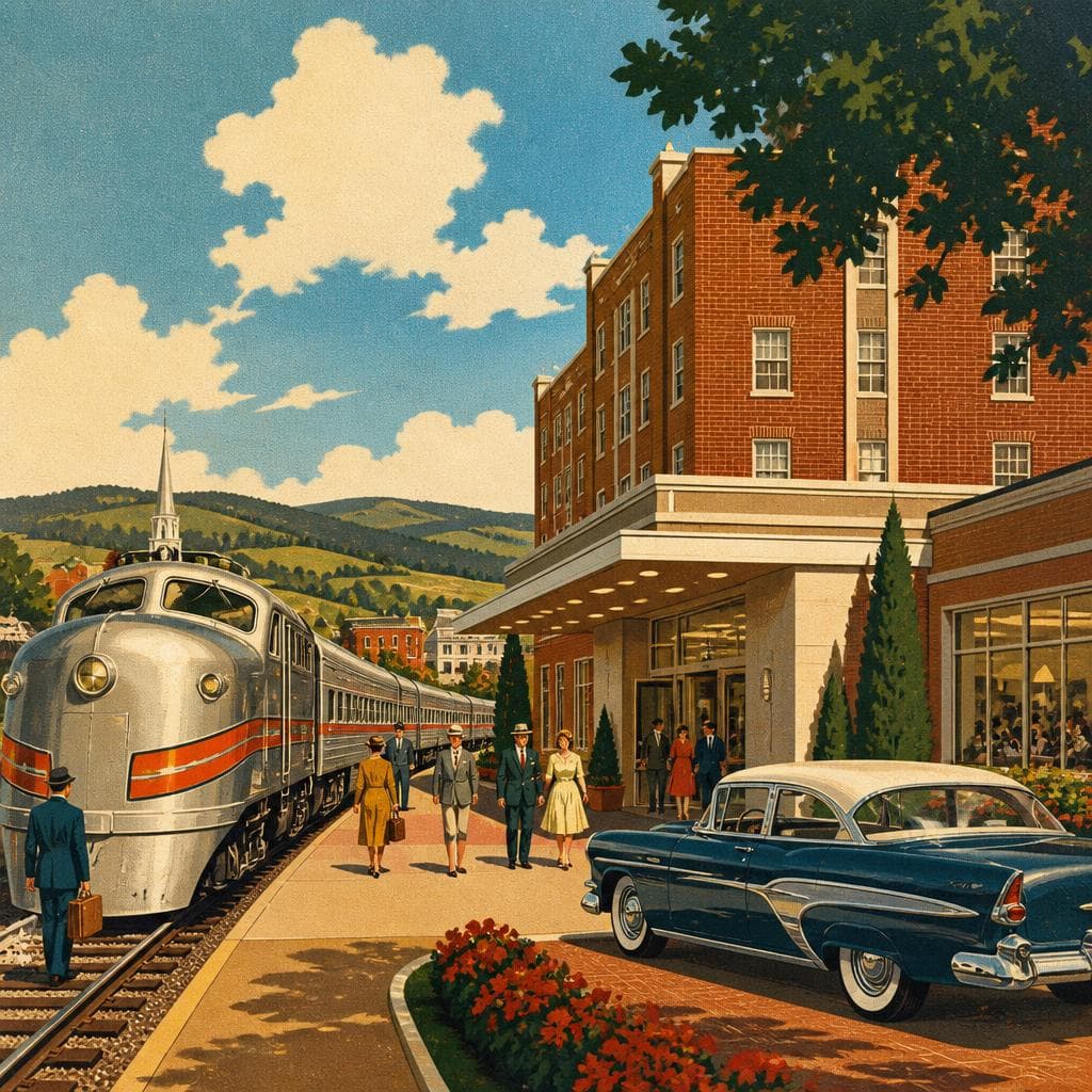 Cover art for A Brick Welcome in Railroad Enterprise