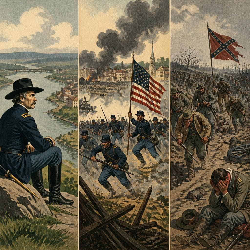 Cover art for Thomas Waited. Then Nashville Broke the Army of Tennessee.
